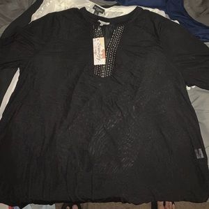 Thin Plus Size Siren Lily Top